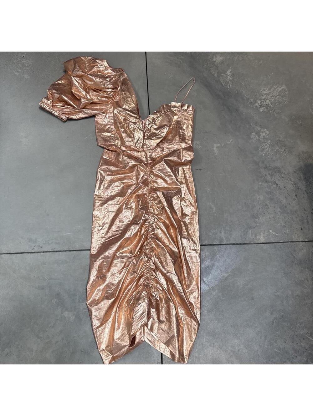 Isabel Marant Women's Pink and Gold Dress